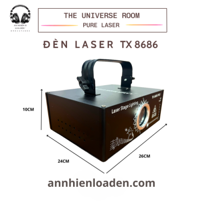 Đèn Laser TX 8686 Pro 1300 Hiệu Ứng 3D