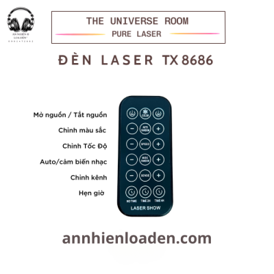 Đèn Laser TX 8686 Pro 1300 Hiệu Ứng 3D