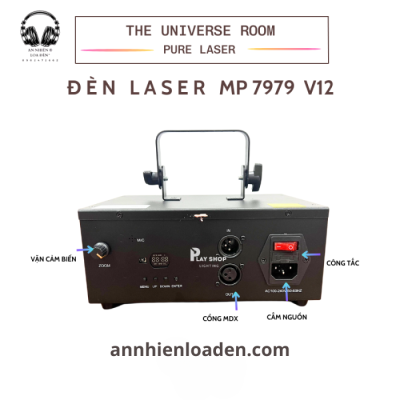 Đèn Laser MP7979 V12 1600 Hiệu Ứng 3D