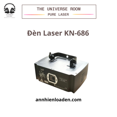 Đèn Laser KN686 1300 Hiệu Ứng 3D Quét Tia Đi Cảnh