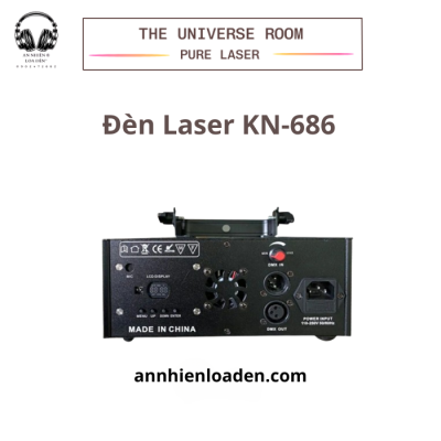 Đèn Laser KN686 1300 Hiệu Ứng 3D Quét Tia Đi Cảnh